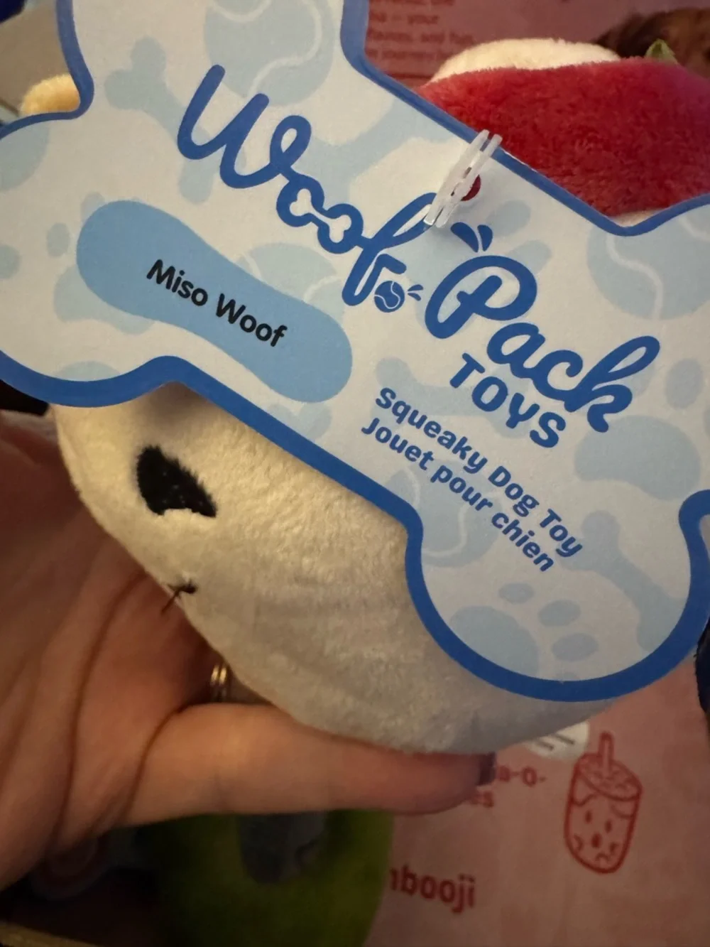 Woof Pack Trip to Japan box L dog toys NEW Miso ramen & matcha sip mug NEW W/tag